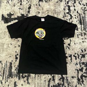 Supreme Black Cat Tee Size Small